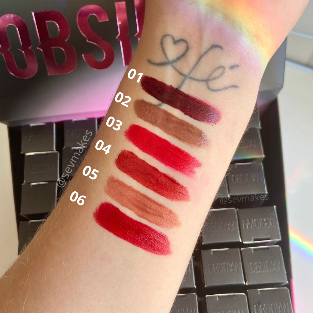 Batom Líquido Crème Lip Obsidian Ruby Rose - 3,6ml