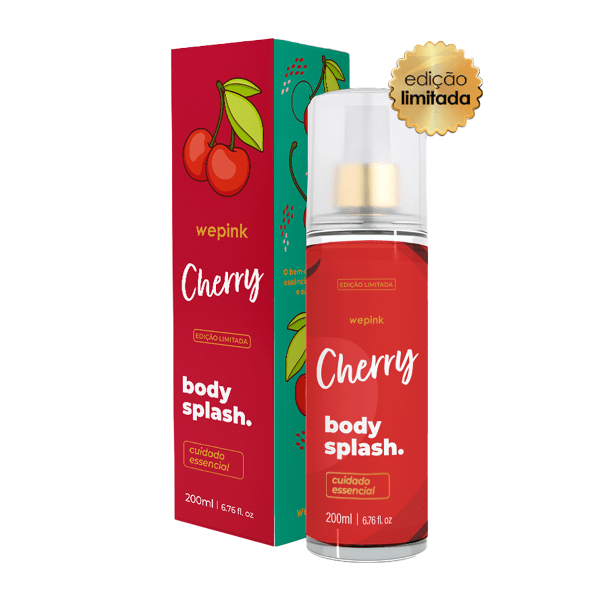 Body Splash Cherry Desodorante Colônia Wepink - 200ml