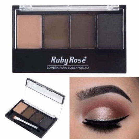 Paleta de Sombras para Sobrancelha Ruby Rose - 1,7g