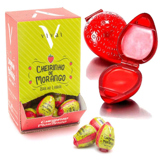 Brilho labial moranguinho Vivai  - 13g