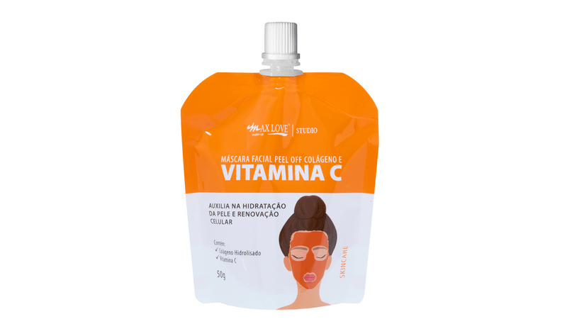 Máscara facial Vitamina C e Colágeno - 50g