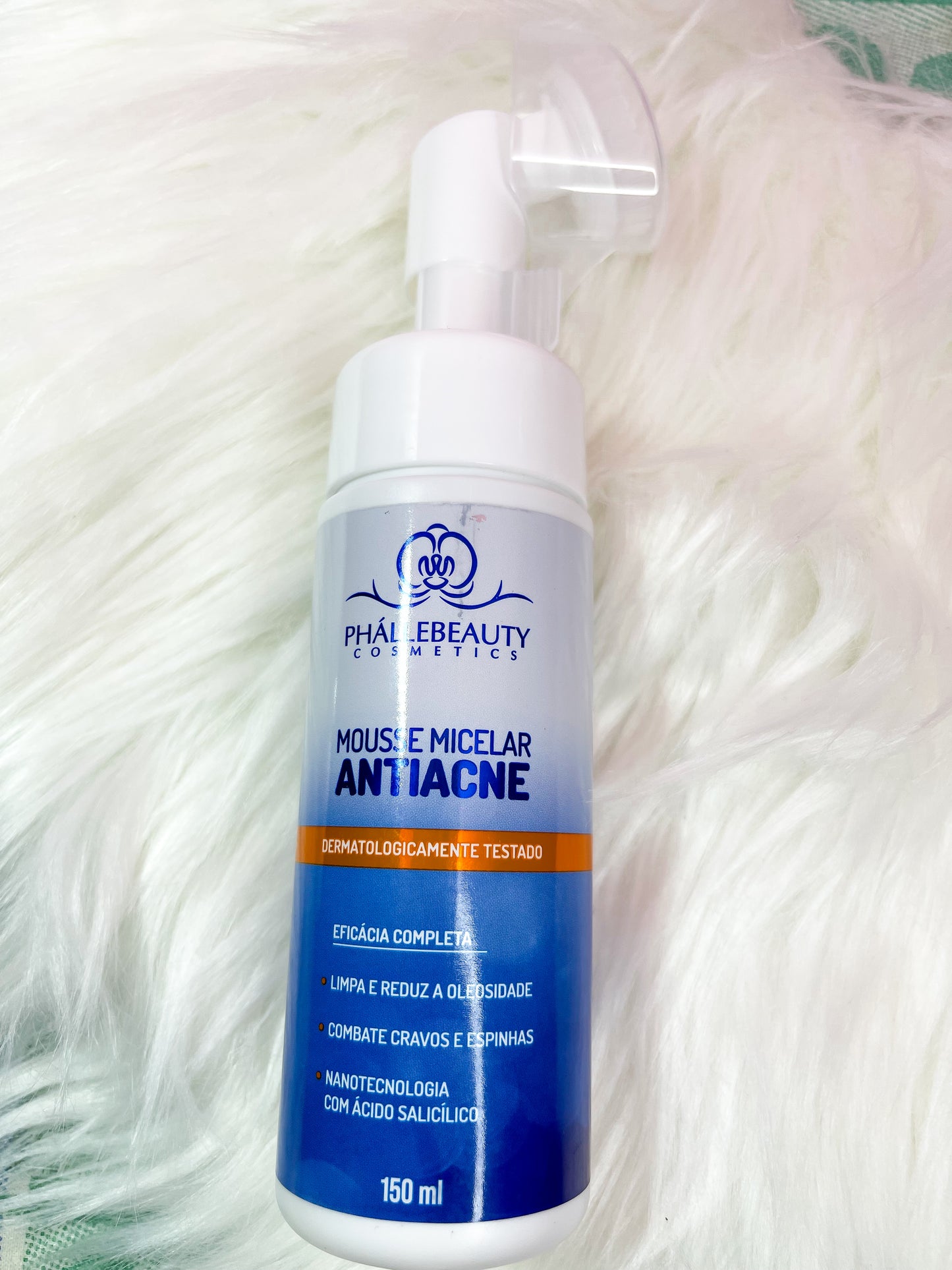 Mousse de limpeza antiacne Phállebeauty- 150ml