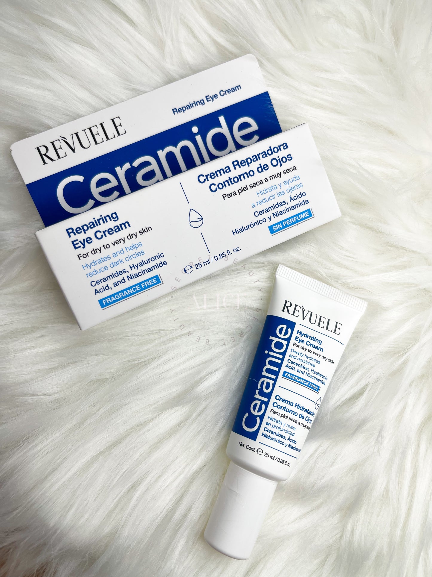 Reparador de Contorno dos Olhos com Ceramidas Revuele - 25ml