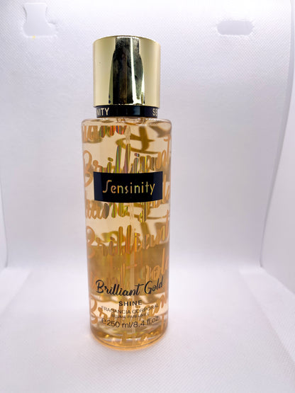 Body splash Brilliant Gold Shine Sensinity - 250ml