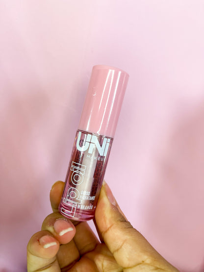 Lip Oil Gloss hidratante Uni Makeup - 4,5ml