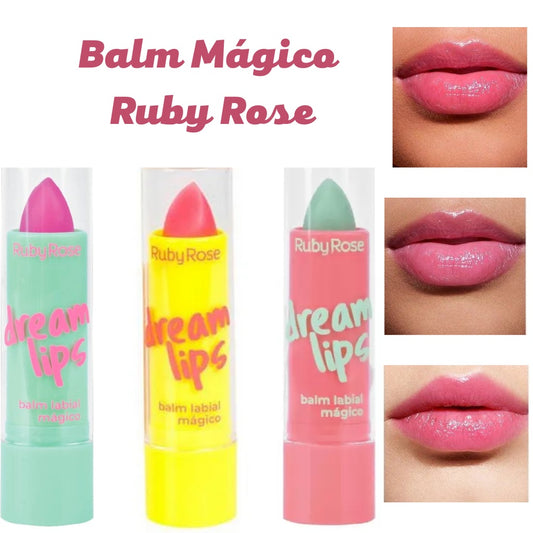 Balm Labial Mágico Dream Lips Ruby Rose - 3,2g