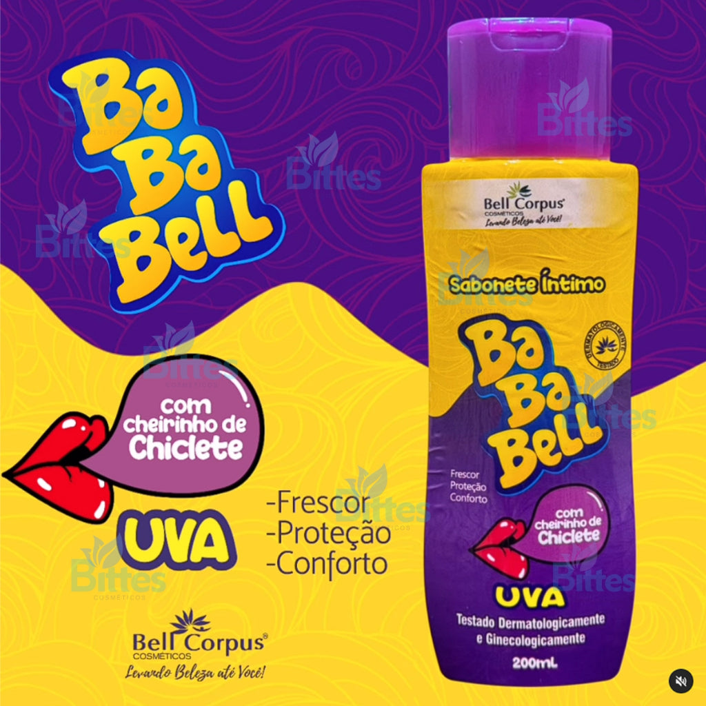 Sabonete íntimo Bababell Uva - 200ml