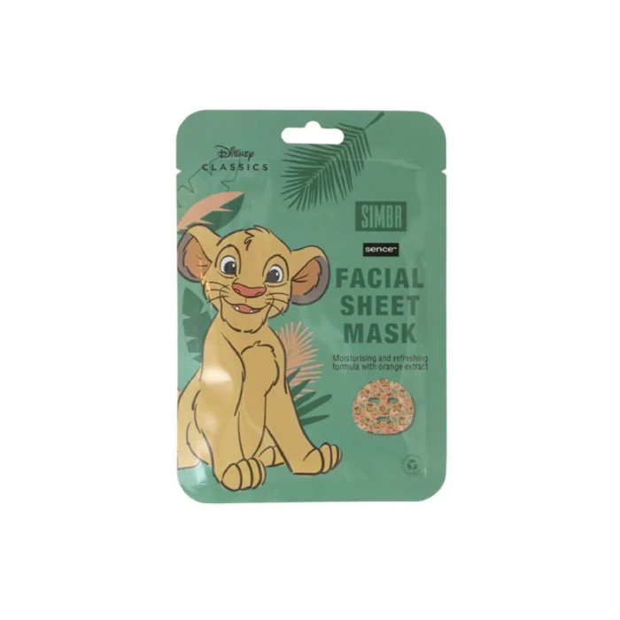 Máscara Facial Sence Beauty Disney Simba - 23ml