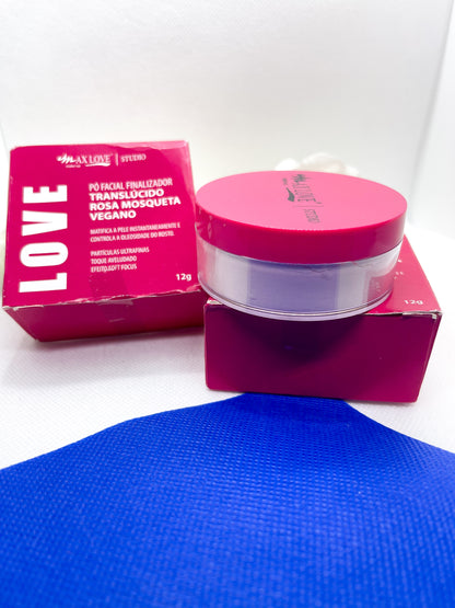 Pó Facial Finalizador ROSA MOSQUETA Max Love- 12g