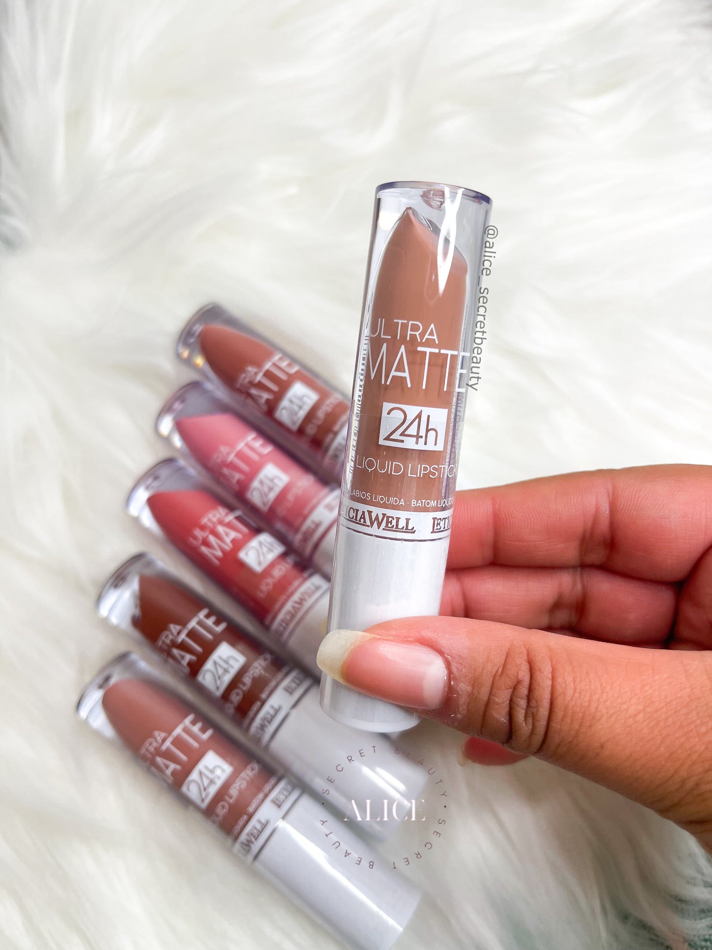 Batom Líquido Ultra Matte 24h Letícia Well - 3,5g