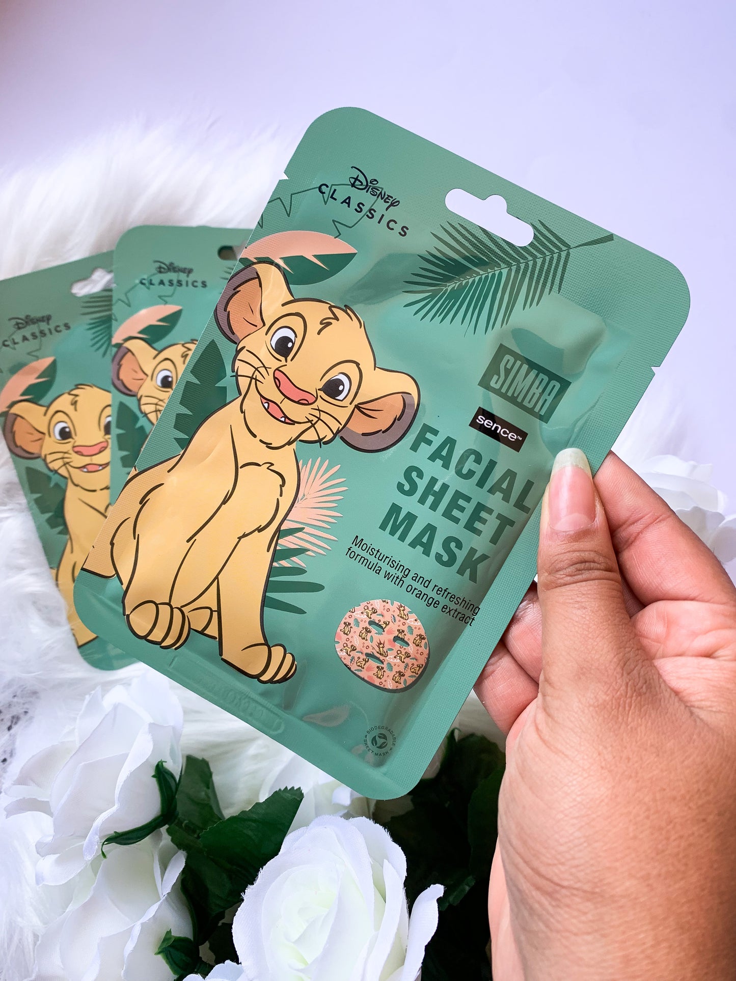 Máscara Facial Sence Beauty Disney Simba - 23ml